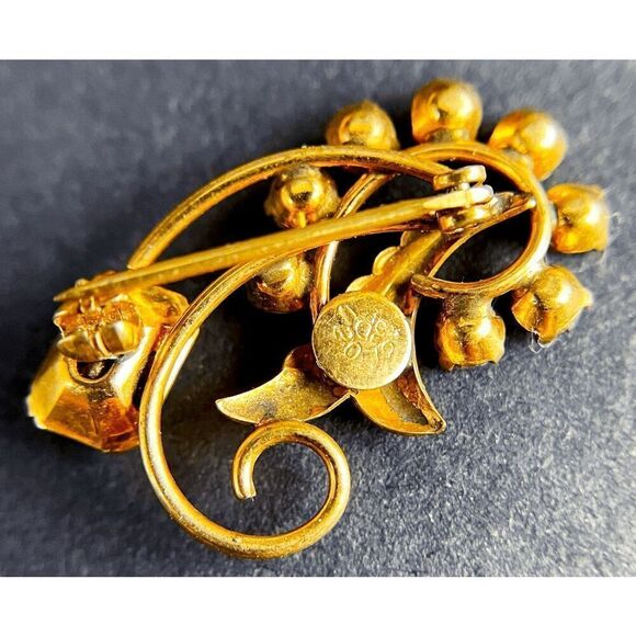 12k Gold Filled Vintage DCE Curtis Demi-parure - Picture 4 of 4